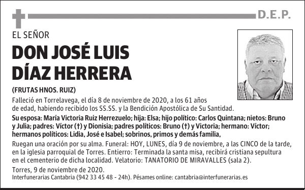 DON JOSÉ LUIS DÍAZ HERRERA