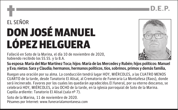 DON JOSÉ MANUEL LÓPEZ HELGUERA
