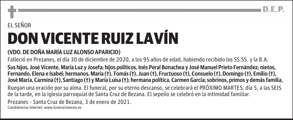 DON VICENTE RUIZ LAVÍN