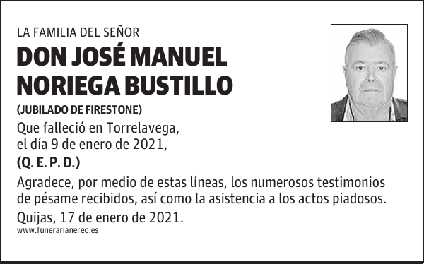 DON JOSÉ MANUEL NORIEGA BUSTILLO