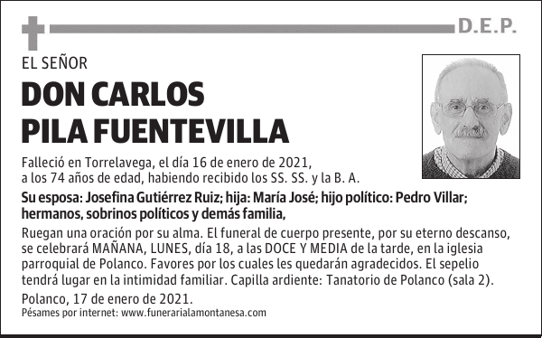 DON CARLOS PILA FUENTEVILLA