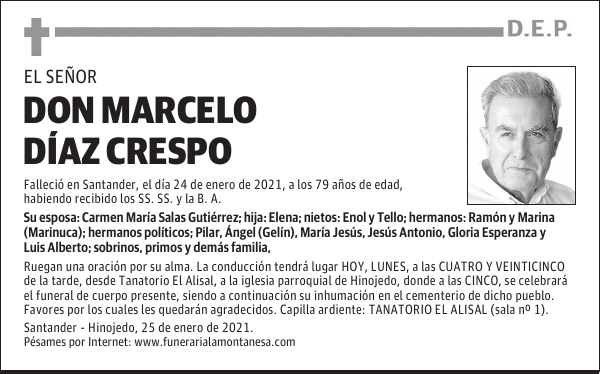 DON MARCELO DÍAZ CRESPO