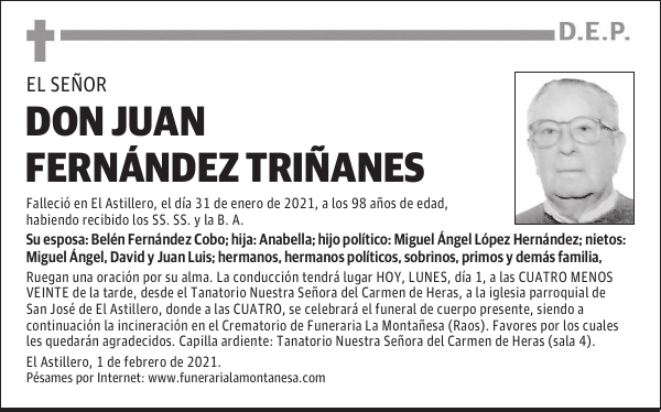 DON JUAN FERNÁNDEZ TRIÑANES