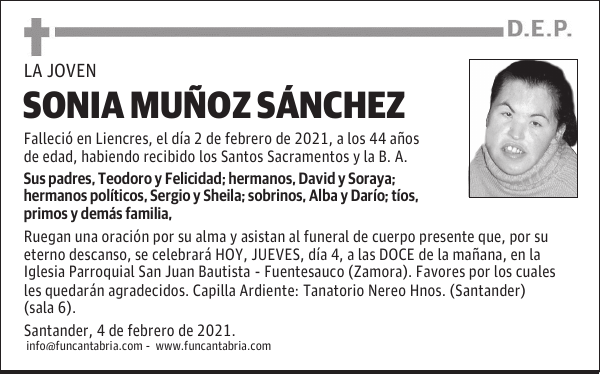 Sonia Muñoz Sánchez
