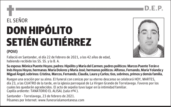 DON HIPÓLITO SETIÉN GUTIÉRREZ