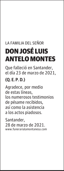 DON JOSÉ LUIS ANTELO MONTES