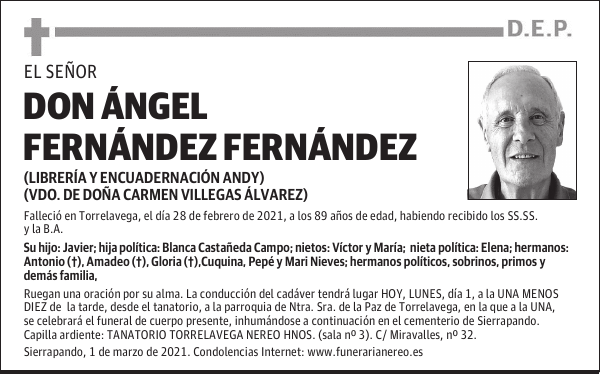 DON ÁNGEL FERNÁNDEZ FERNÁNDEZ