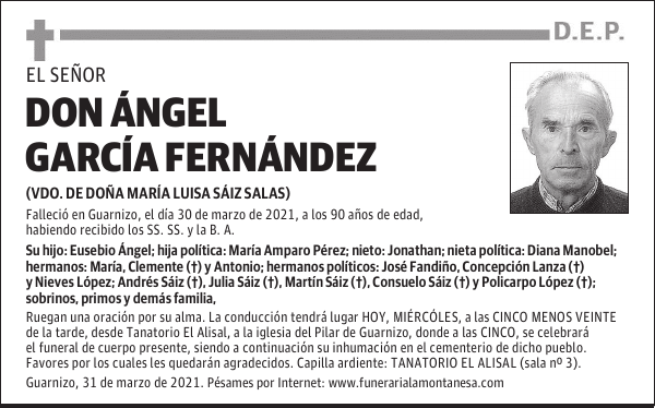 DON ÁNGEL GARCÍA FERNÁNDEZ