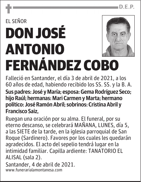 DON JOSÉ ANTONIO FERNÁNDEZ COBO