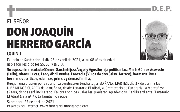 DON JOAQUÍN HERRERO GARCÍA