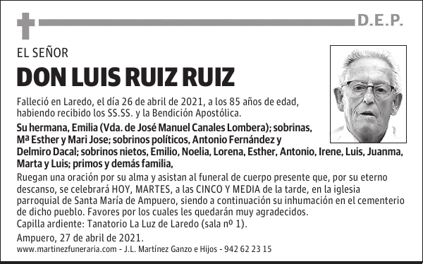 DON LUIS RUIZ RUIZ
