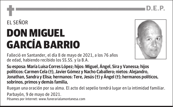 DON MIGUEL GARCÍA BARRIO