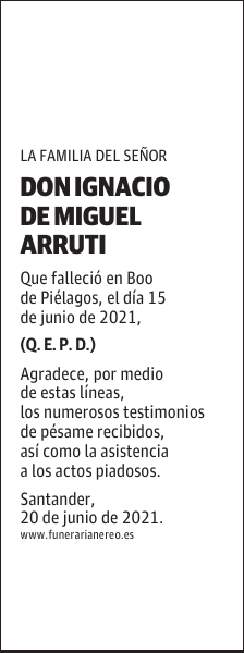 DON IGNACIO DE MIGUEL ARRUTI
