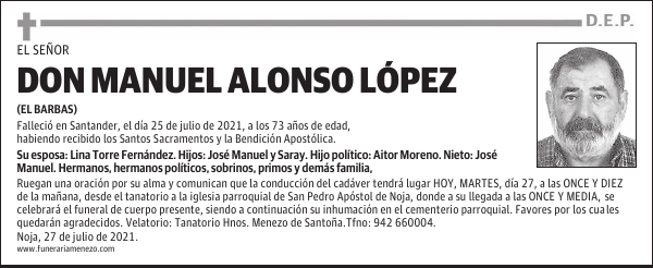 DON MANUEL ALONSO LÓPEZ