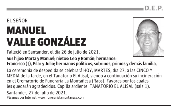 MANUEL VALLE GONZÁLEZ