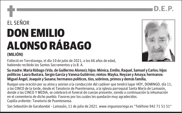 DON EMILIO ALONSO RÁBAGO