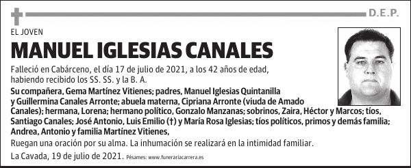 MANUEL IGLESIAS CANALES