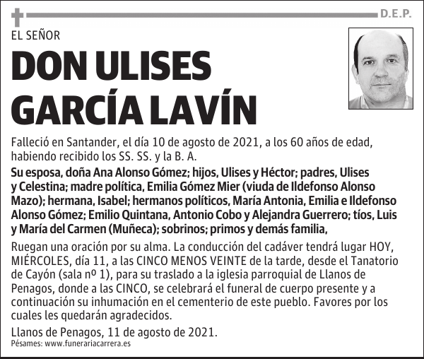 DON ULISES GARCÍA LAVÍN