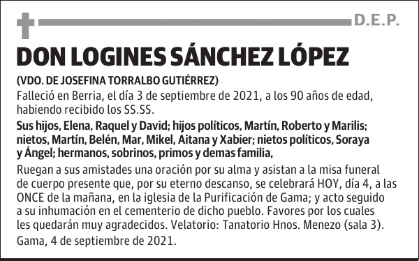 DON LOGINES SÁNCHEZ LÓPEZ