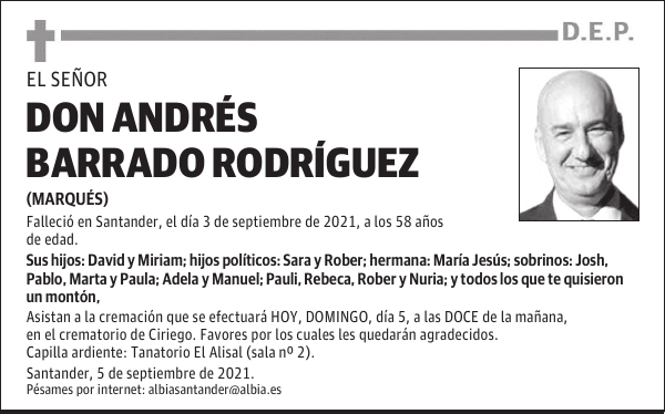 DON ANDRÉS BARRADO RODRÍGUEZ