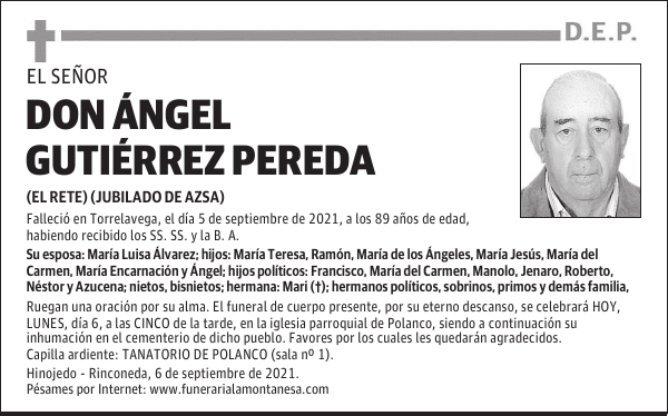 DON ÁNGEL GUTIÉRREZ PEREDA