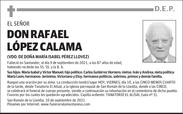 DON RAFAEL LÓPEZ CALAMA