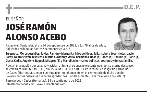 JOSÉ RAMÓN ALONSO ACEBO