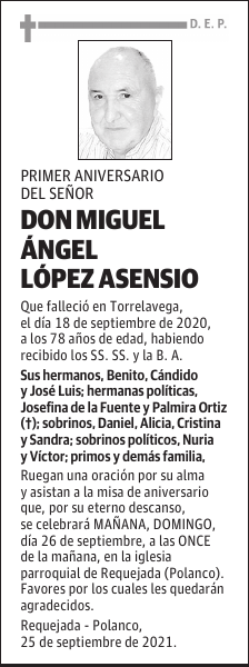 DON MIGUEL ÁNGEL LÓPEZ ASENSIO