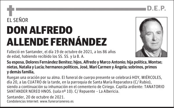 DON ALFREDO ALLENDE FERNÁNDEZ