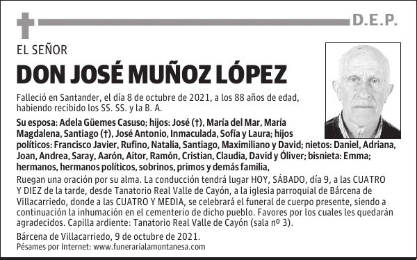 DON JOSÉ MUÑOZ LÓPEZ