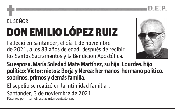 DON EMILIO LÓPEZ RUIZ