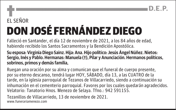 DON JOSÉ FERNÁNDEZ DIEGO