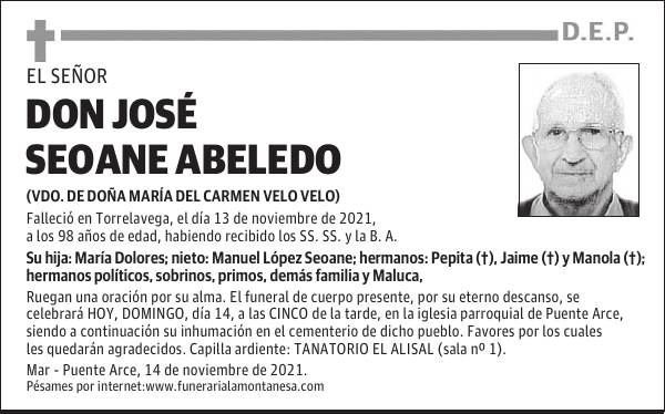 DON JOSÉ SEOANE ABELEDO