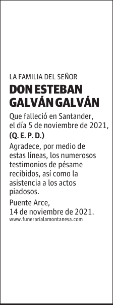 DON ESTEBAN GALVÁN GALVÁN