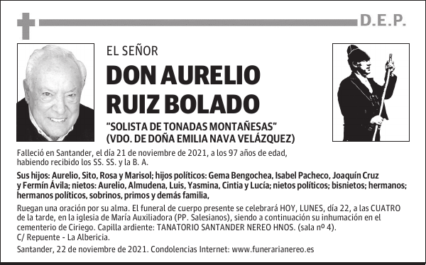 DON AURELIO RUIZ BOLADO