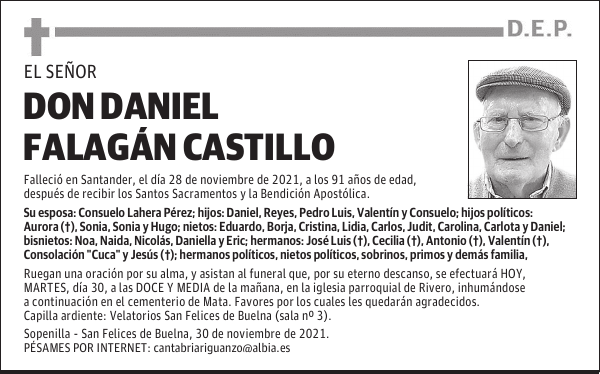 DON DANIEL FALAGÁN CASTILLO