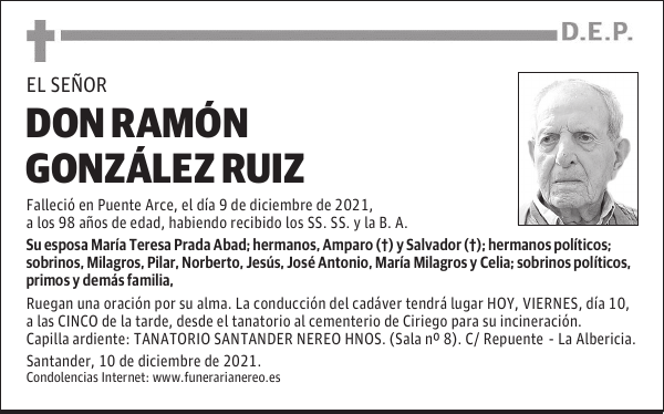 DON RAMÓN GONZÁLEZ RUIZ