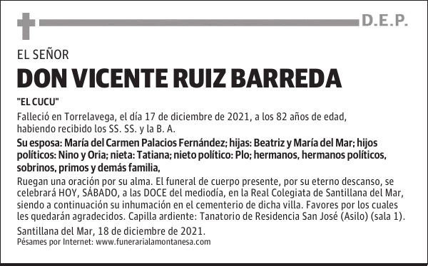 DON VICENTE RUIZ BARREDA