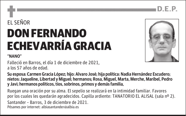 DON FERNANDO ECHEVARRÍA GRACIA