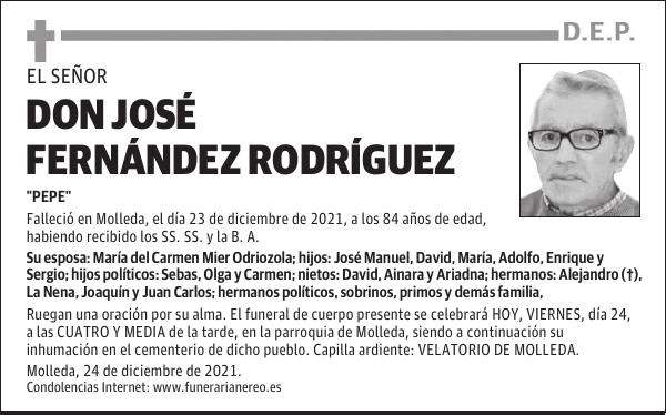 DON JOSÉ FERNÁNDEZ RODRÍGUEZ