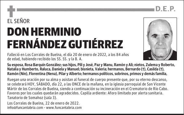 DON HERMINIO FERNÁNDEZ GUTIÉRREZ