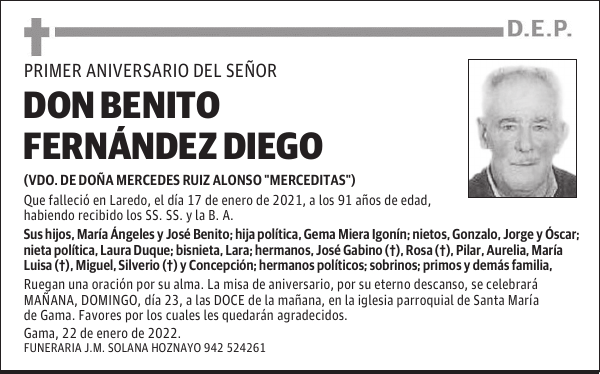 DON BENITO FERNÁNDEZ DIEGO
