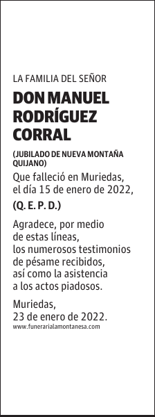 DON MANUEL RODRÍGUEZ CORRAL
