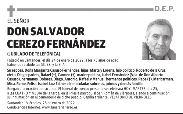 DON SALVADOR CEREZO FERNÁNDEZ