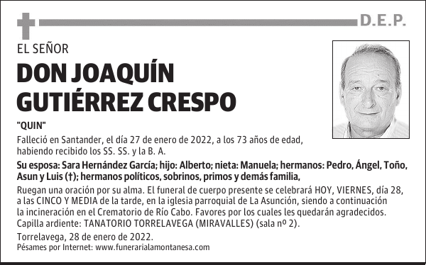 DON JOAQUÍN GUTIÉRREZ CRESPO