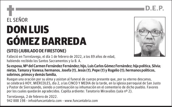 DON LUIS GÓMEZ BARREDA