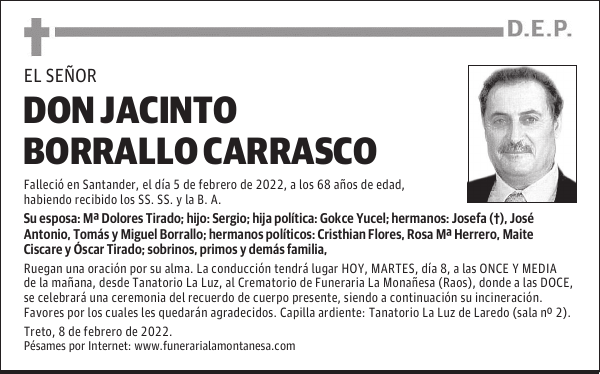 DON JACINTO BORRALLO CARRASCO