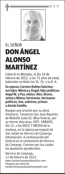 DON ÁNGEL ALONSO MARTÍNEZ