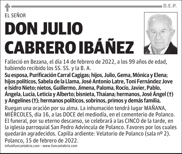 DON JULIO CABRERO IBÁÑEZ