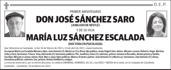DON JOSÉ SÁNCHEZ SARO